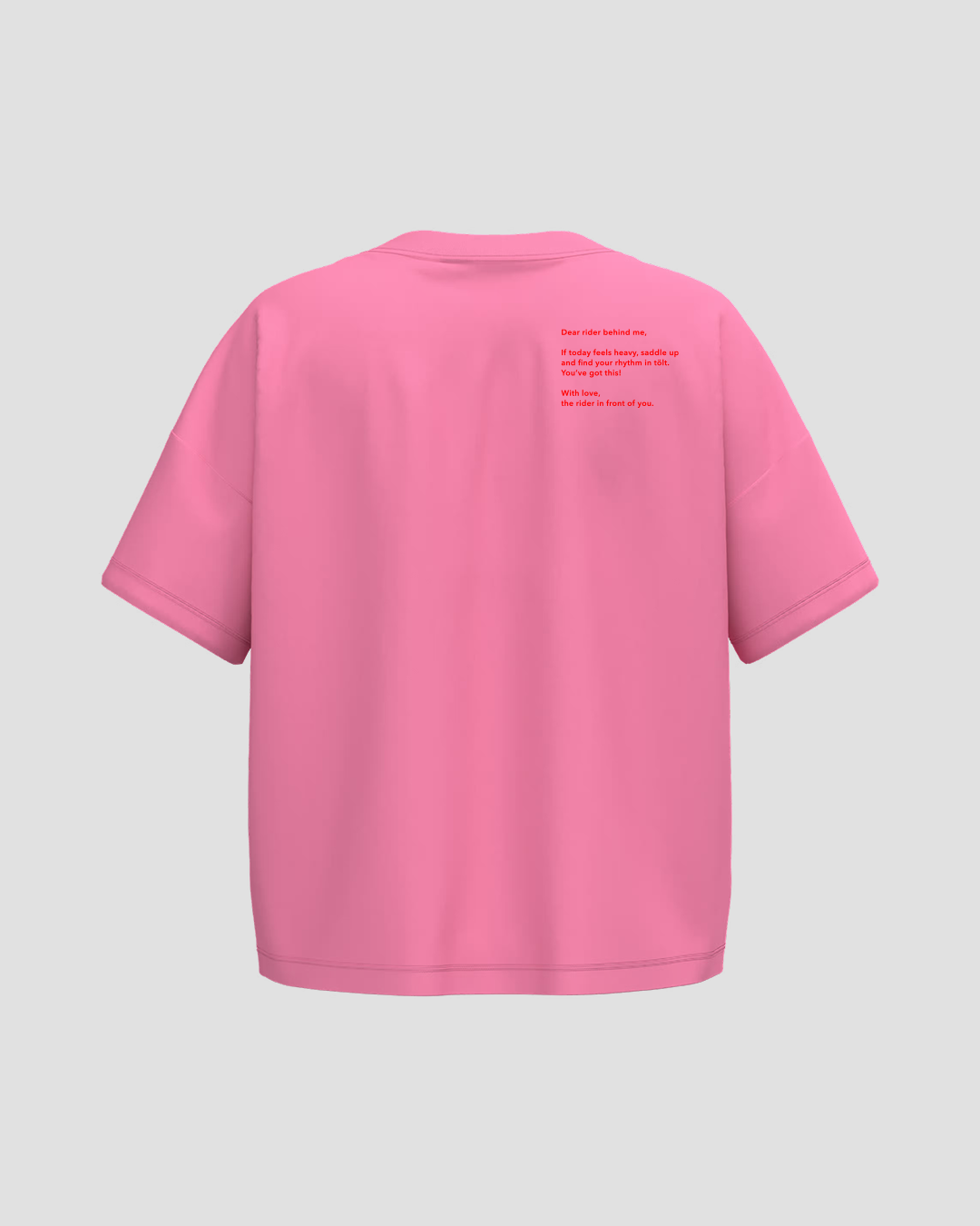 BUBBLEGUM OVERSIZED T-SHIRT