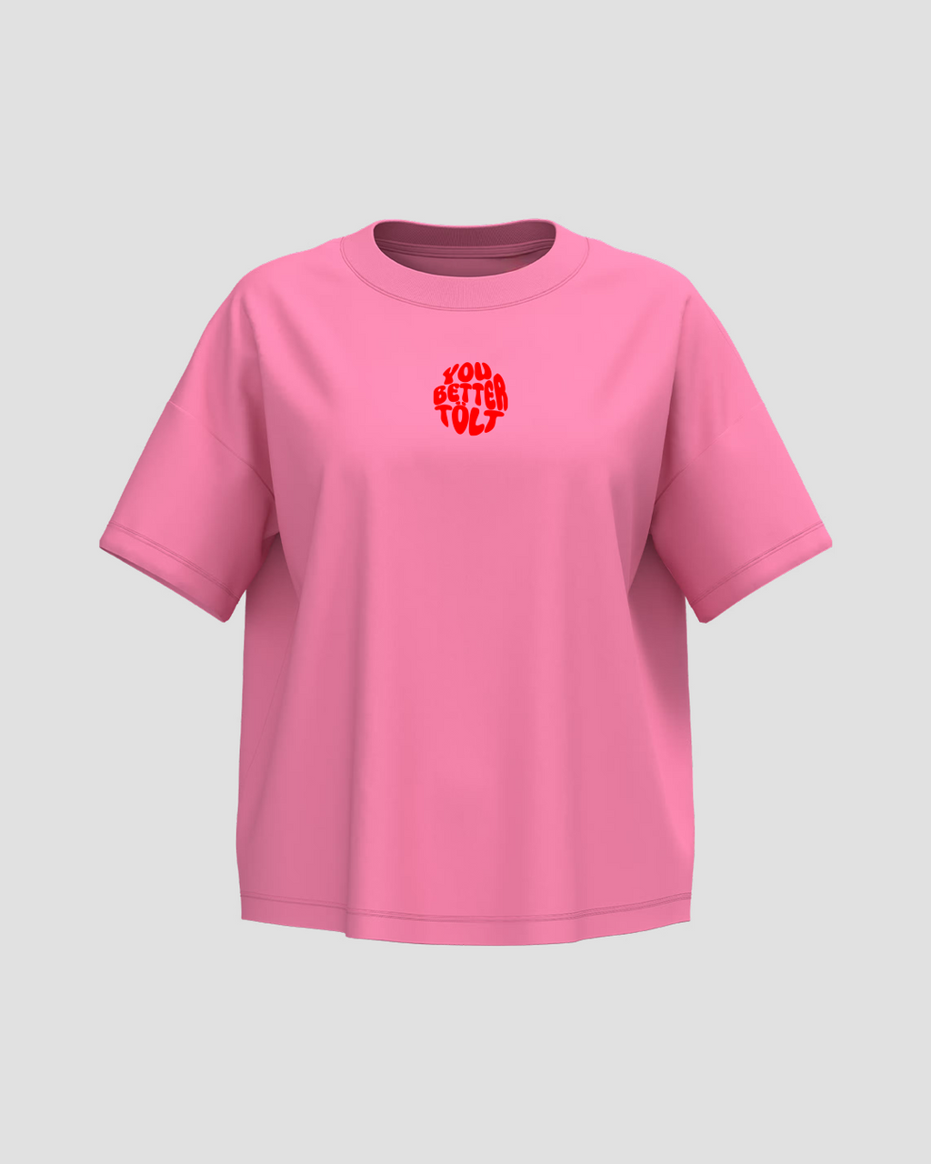 BUBBLEGUM OVERSIZED T-SHIRT