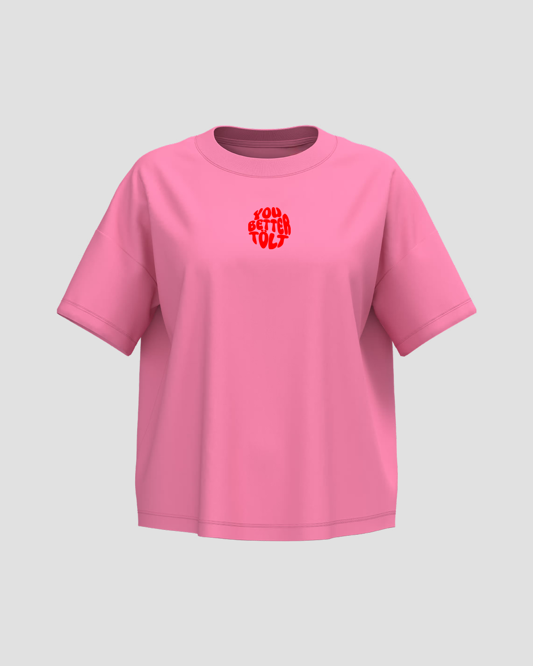 BUBBLEGUM OVERSIZED T-SHIRT