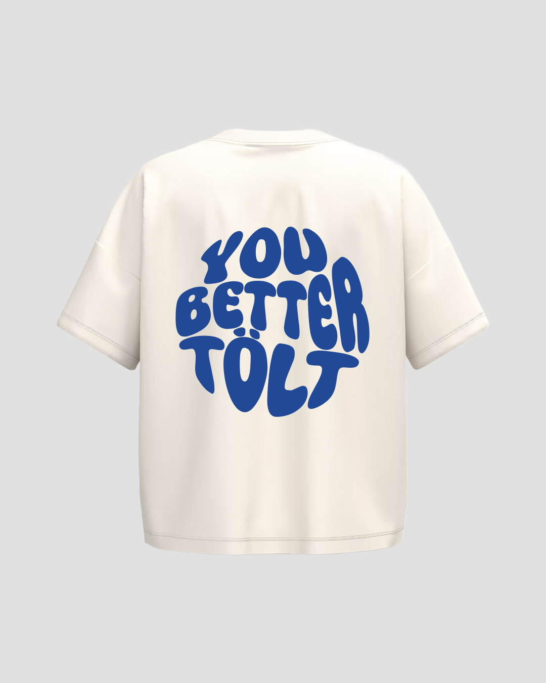 CREAM OVERSIZED T-SHIRT LIMITED