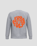 OXFORD GREY ORANGE SWEATER