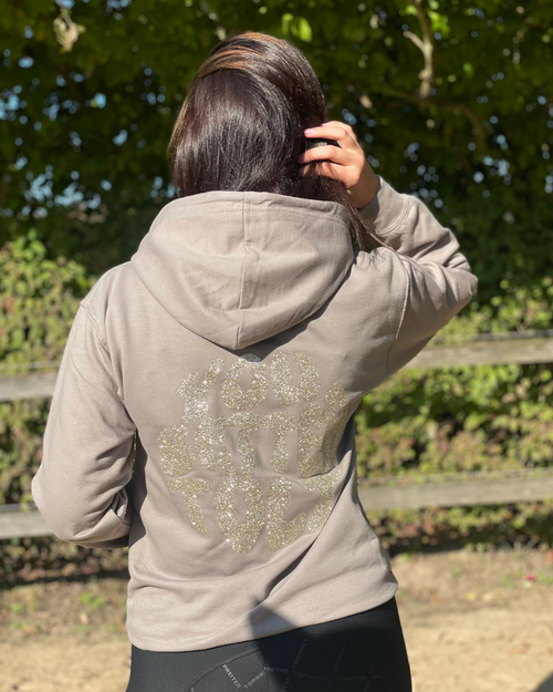 B-CLAY x GOLD GLITTER ORIGINAL HOODIE