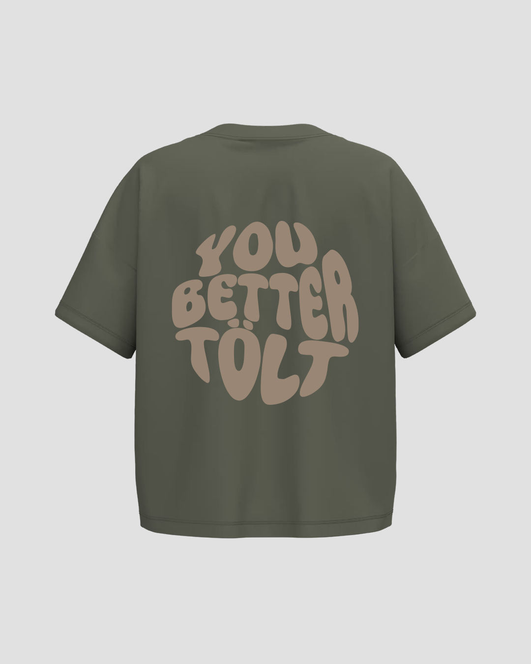 OLIVE OVERSIZED T-SHIRT