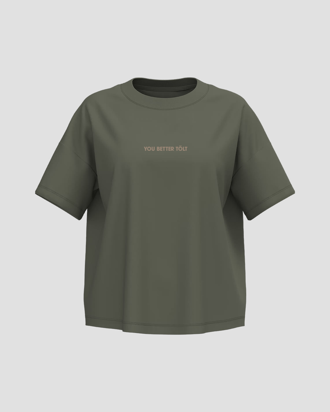 OLIVE OVERSIZED T-SHIRT
