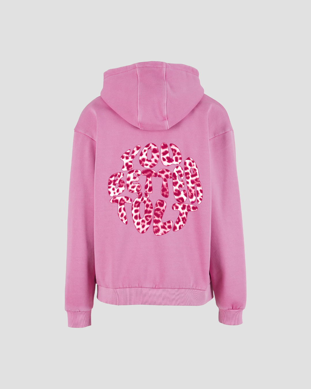 VINTAGE PINK LEO HEAVY HOODIE