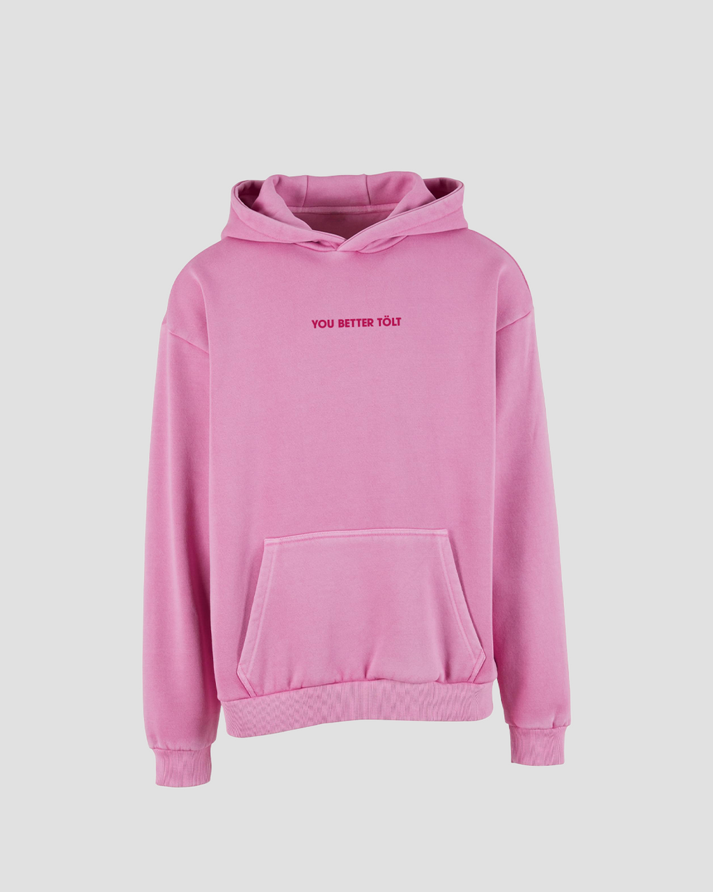 VINTAGE PINK LEO HEAVY HOODIE