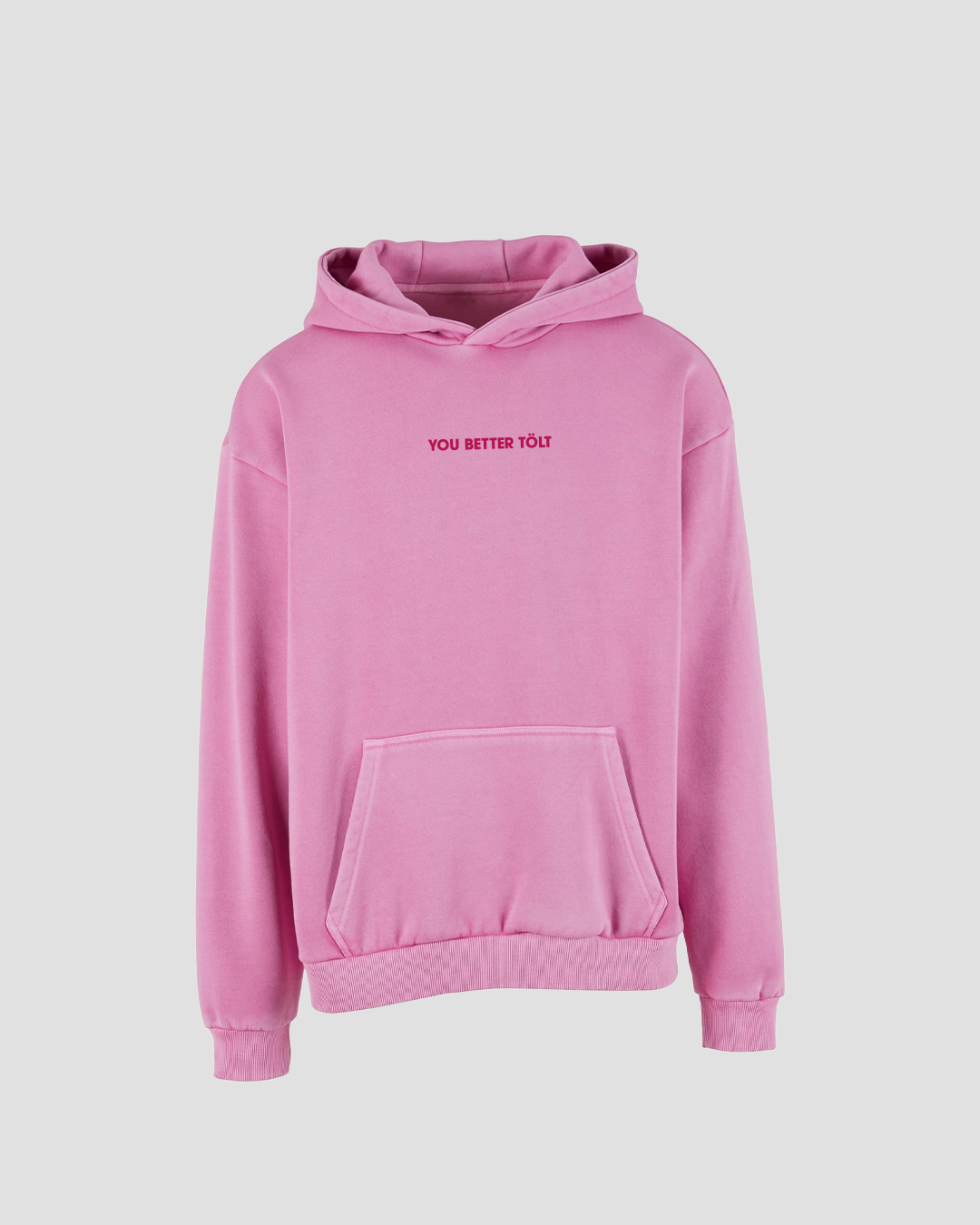 VINTAGE PINK LEO HEAVY HOODIE