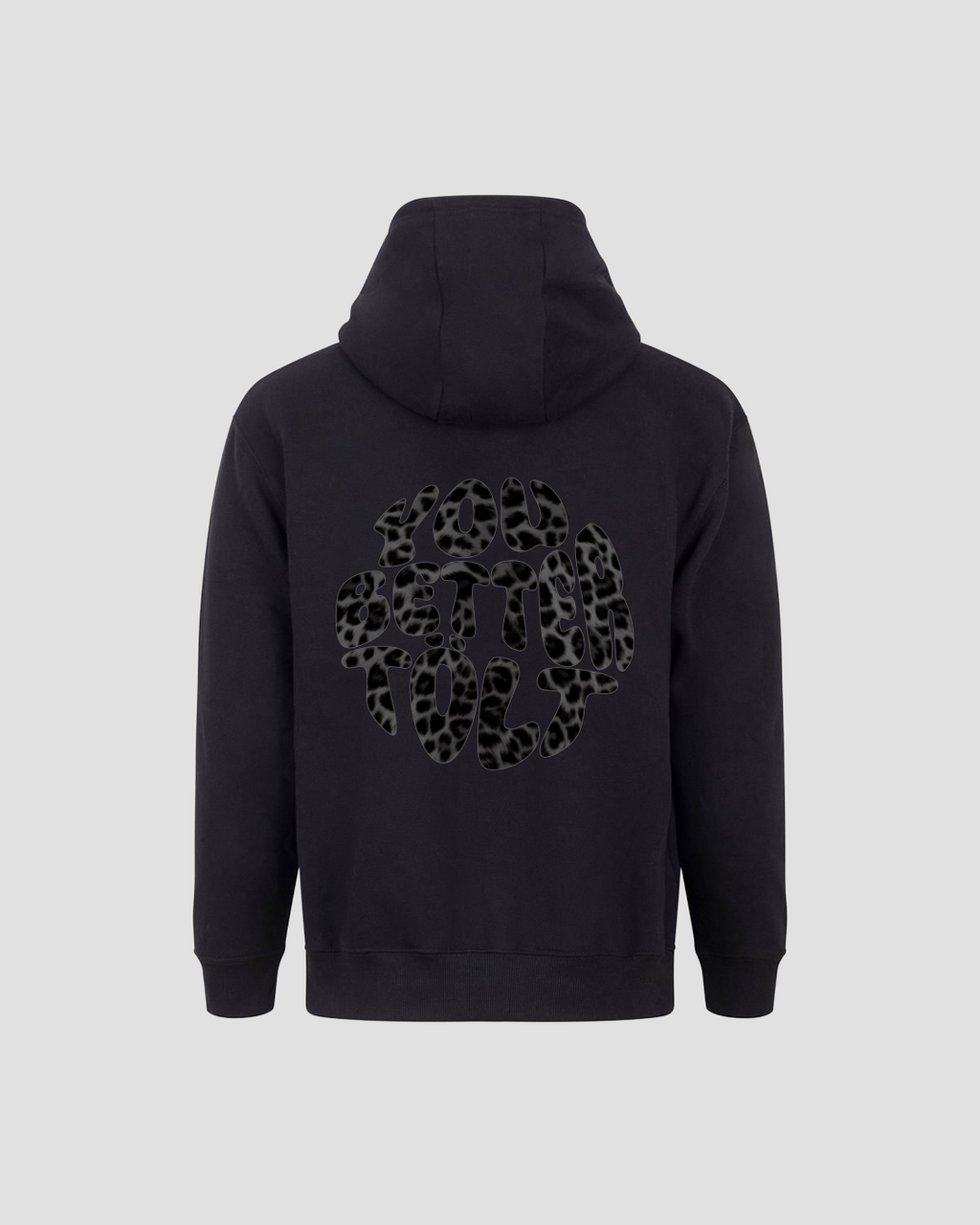 BLACK LEO HEAVY HOODIE