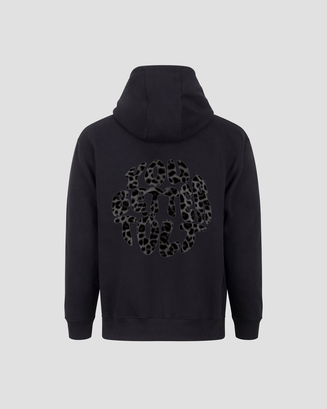 BLACK LEO HEAVY HOODIE