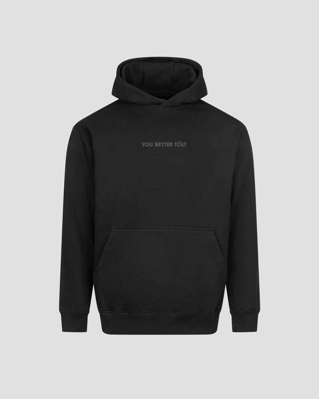 BLACK LEO HEAVY HOODIE