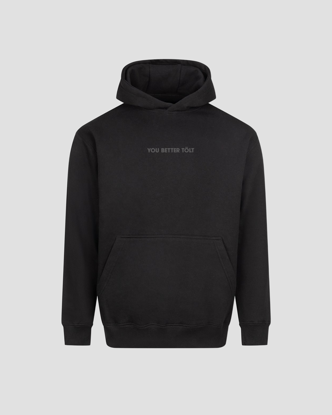 BLACK LEO HEAVY HOODIE
