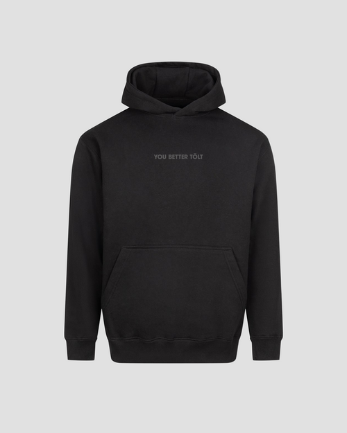 BLACK LEO HEAVY HOODIE