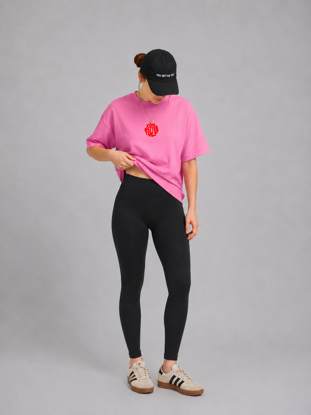BUBBLEGUM OVERSIZED T-SHIRT
