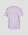 LILAC OVERSIZE MELT T-SHIRT