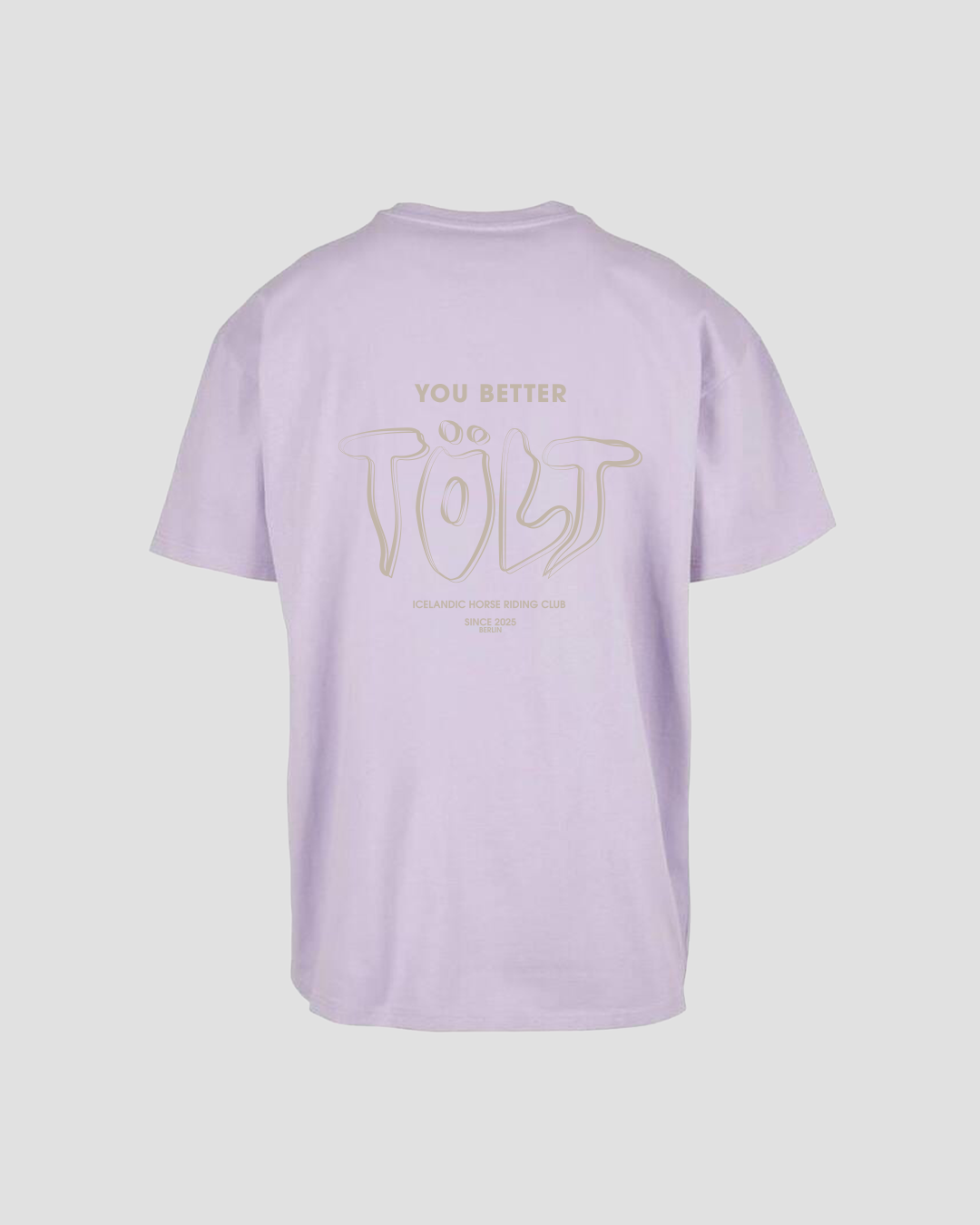 LILAC OVERSIZE MELT T-SHIRT