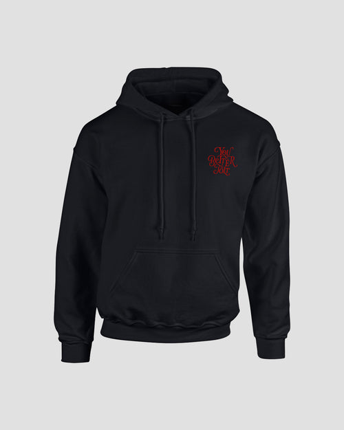 BLACK LIRA HOODIE