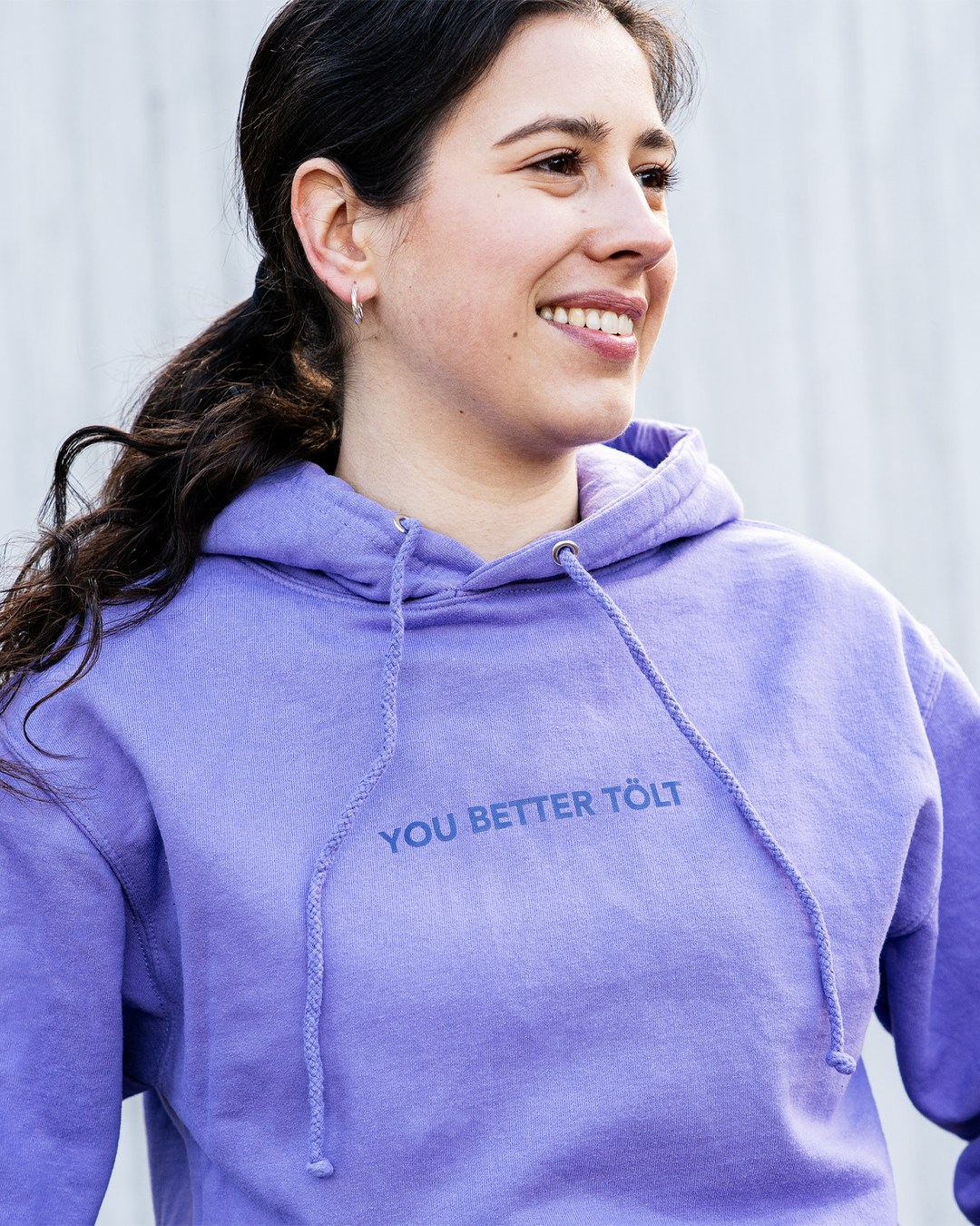LAVENDER MONOCHROME HOODIE